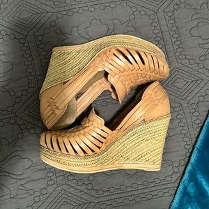 Genuine Leather hand crafted wedges